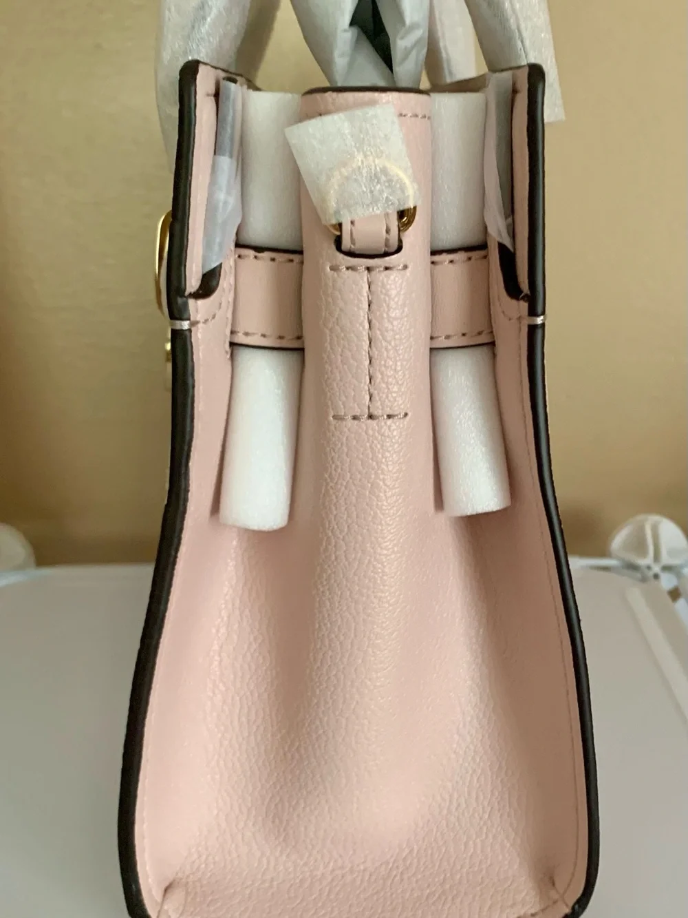 Michael Kors Hamilton Small Patchwork & Snake Embossed Satchel NWT